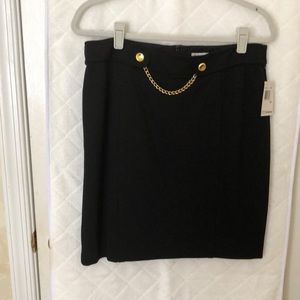 Pointe knit skirt